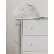 Комод-пеленатор Angelo Luna серый (велюр) 90х51х90 (30006)