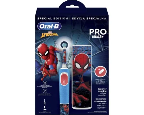 Електрична зубна щітка Oral-B D103.413.2KX Spider-Man