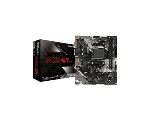 Материнская плата ASRock B450M-HDV R4.0