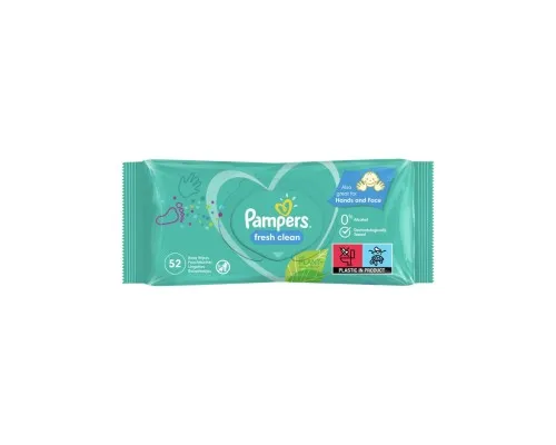 Детские влажные салфетки Pampers Fresh Clean 52 шт (8001841041360)