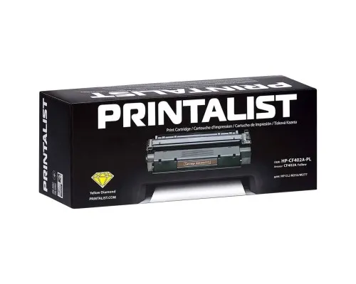 Картридж Printalist HP LJ M252/M277 CF402A Yellow (HP-CF402A-PL)