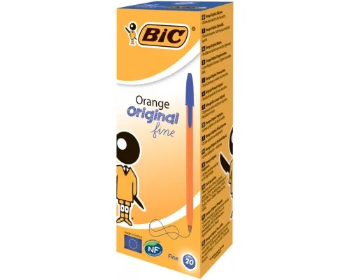 Ручка масляна Bic Orange, синя (bc1199110111)