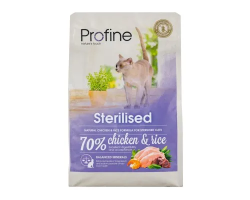 Сухой корм для кошек Profine Cat Sterilised с курицей и рисом 2 кг (8595602517671)