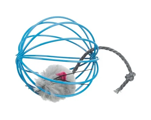 Іграшка для котів Trixie Мяч з мишкою 6 см (4011905411514)