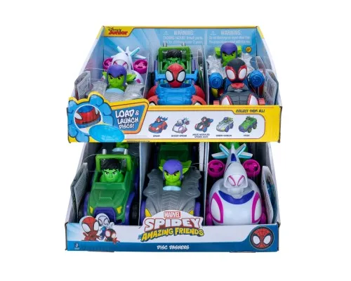 Машина Spidey Little Vehicle Disc Dashers Green Goblin W1 Гоблин (SNF0011)