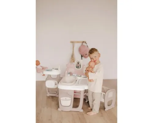 Игровой набор Smoby Toys Baby Nurse Комната малыша с кухней, ванной, спальней и аксессуарами (220376)