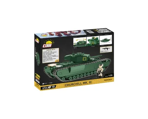 Конструктор Cobi Company of Heroes 3 Танк Mk III Черчилль, 654 деталей (COBI-3046)