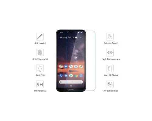 Скло захисне Drobak Nokia 2.4 (232372)