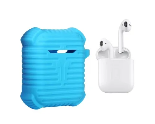 Чохол для навушників Protective i-Smile для Apple AirPods IPH1371 Blue (702351)