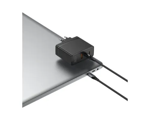 Зарядний пристрій Vention 3xUSB 100W GaN (2хUSB-C+USB-A) black (FEGB0-EU)