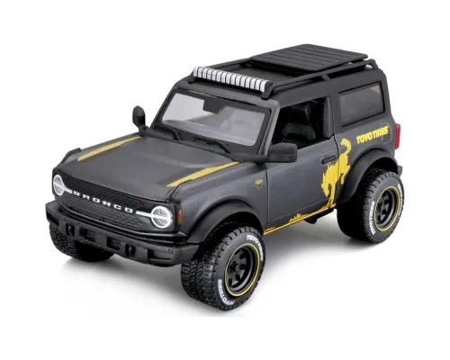 Машина Maisto Ford Bronco 2021 Badlands 1:24 Серый металлик (32541 met. grey)