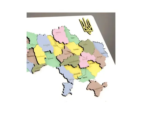 Набір для творчості Rosa Talent Мапа України 3D пастельні кольори 30.5х37.5 см (4823098532545)