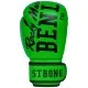 Боксерські рукавички Benlee Chunky B PU-шкіра 12oz Зелені (199261 (Neon green) 12 oz.)