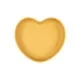 Тарелка детская Canpol babies силиконовая Сердце – желтая (80/309_yel)
