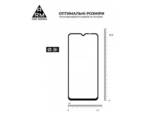 Скло захисне Armorstandart Pro OPPO A18 4G / A38 4G Black (ARM71040)