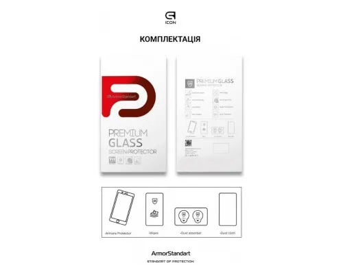 Скло захисне Armorstandart Pro OPPO A18 4G / A38 4G Black (ARM71040)