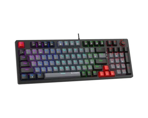 Клавіатура GamePro MK120B LED Red Switches USB Black (MK120R)