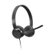 Наушники Lenovo USB-A Wired Stereo On-Ear Black (4XD1K18260)