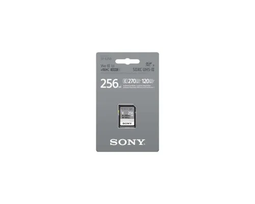 Карта памяти Sony 256GB SDXC class 10 UHS-II U3 V60 (SFE256.ET4)