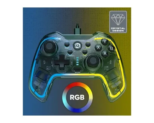 Геймпад Canyon Brighter GP-02 Wired RGB 4in1 PS3/Android BOX-TV/Nintendo Crystal (CND-GP02)