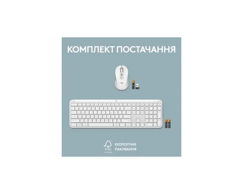 Комплект Logitech MK950 Bluetooth/Wireles UA Off-White (920-012491)