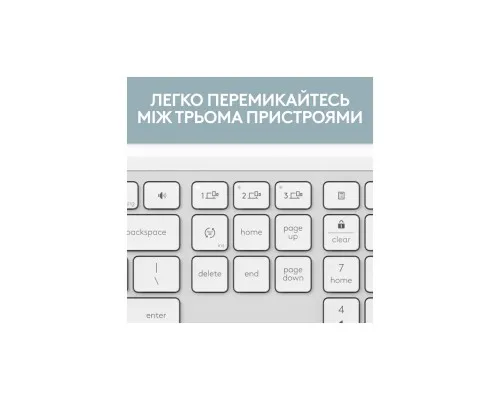 Комплект Logitech MK950 Bluetooth/Wireles UA Off-White (920-012491)