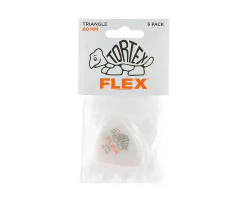Медіатор Jim Dunlop Tortex Flex Triangle Pick .60mm 6 шт. (456P.60)