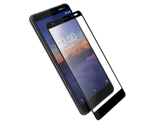 Стекло защитное Vinga для Nokia 3.1 Black (VTPGS-N31B)