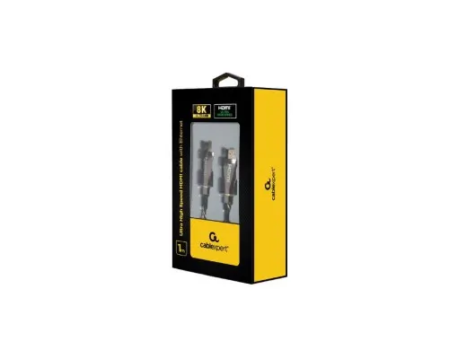 Кабель мультимедійний HDMI to HDMI 1.0m V.2.1 Premium Cablexpert (CCBP-HDMI8K-1M)