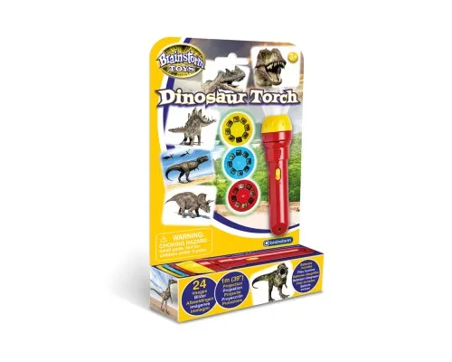 Игровой набор Brainstorm Toys Фонарик-проектор Мир динозавров (3 диска, 24 картинки) (E2029)