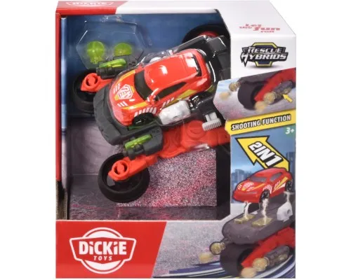 Ігровий набір Dickie Toys Гібрид-рятівник Дрон-байк з функцією стрілянини 1 машинка 11 см (3792001)