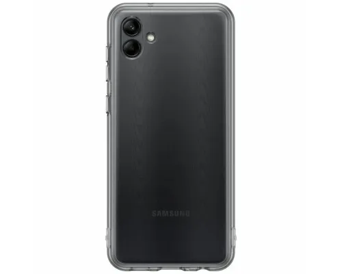 Чохол до мобільного телефона Samsung Samsung A04 Soft Clear Cover Black (EF-QA045TBEGRU)