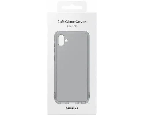 Чехол для мобильного телефона Samsung Samsung A04 Soft Clear Cover Black (EF-QA045TBEGRU)