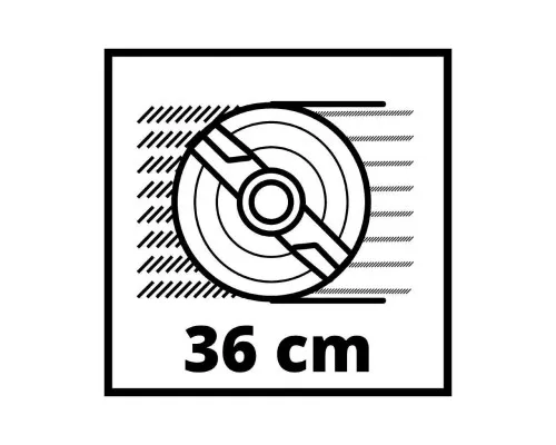 Газонокосарка Einhell 1500/36, 1500Вт, 36 см, 38 л, 25-65 мм, (3400156)