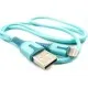 Дата кабель USB 2.0 AM to Lightning 1.0m blue Dengos (PLS-L-IND-SOFT-BLUE)