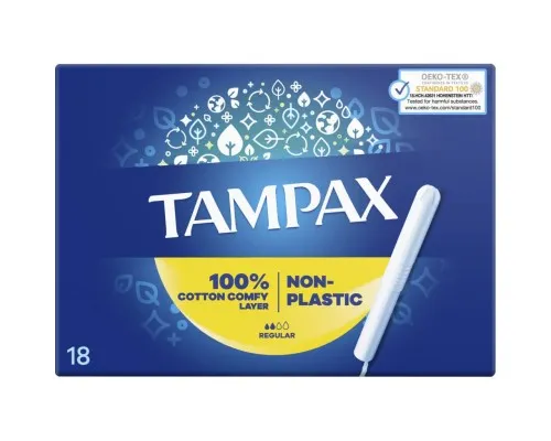 Тампони Tampax Regular з аплікатором 18 шт. (8006540858509)