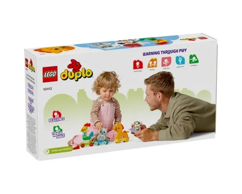 Конструктор LEGO DUPLO My First Поезд животных 19 деталей (10412)