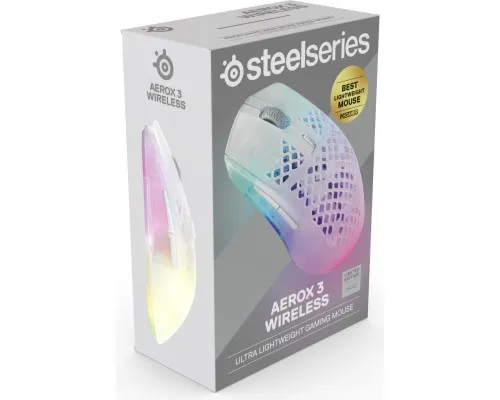 Мишка SteelSeries Aerox 3 Wireless Ghost (SS62610)