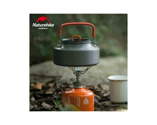 Чайник туристический Naturehike NH17C020-H 1,1 л алюміній сірий (6927595723302)