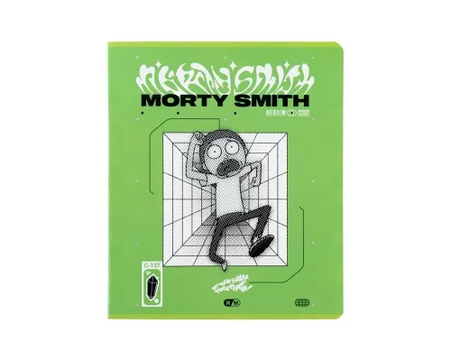 Тетрадь Kite Rick and Morty 48 листов, клетка (RM24-259)