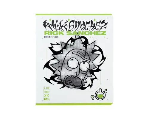 Зошит Kite Rick and Morty 48 аркушів, клітинка (RM24-259)