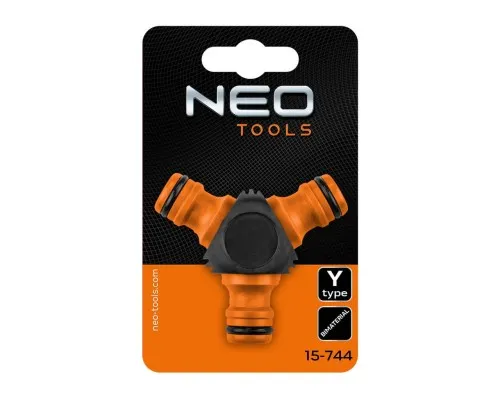 Трійник для шлангу Neo Tools трійник 1/2"-3/4", двокомпонентний (15-744)