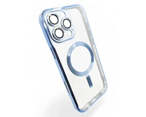 Чохол до мобільного телефона BeCover TPU Chrome Case (MagSafe) для Apple iPhone 16 Pro Max Sierra Blue (712087)