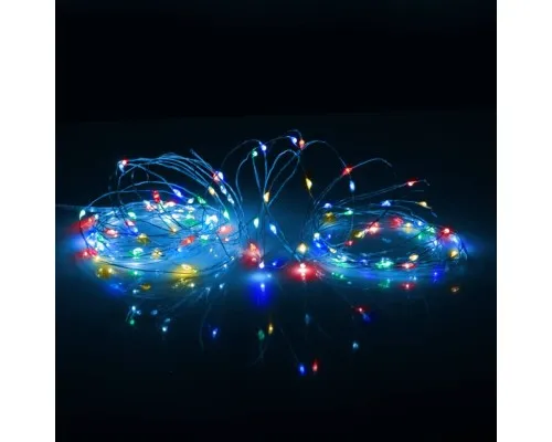 Гірлянда YES! Fun Нитка на мідному дроті 100 LED Різнокольорова 10 м Статична USB (975037)