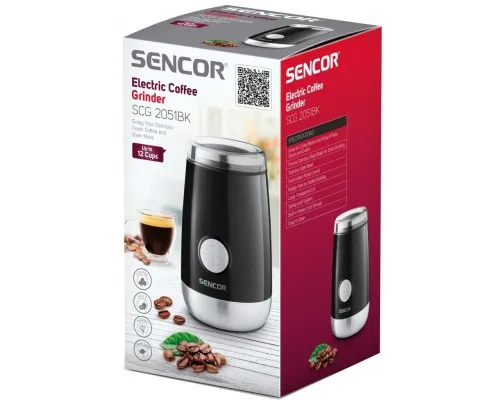 Кофемолка Sencor SCG 2051 BK (SCG2051BK)