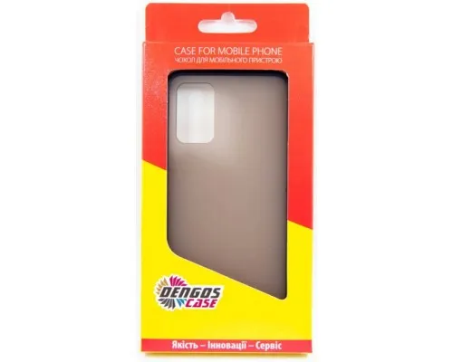 Чохол до мобільного телефона Dengos Matt Samsung Galaxy A02s (A025), black (DG-TPU-MATT-65)
