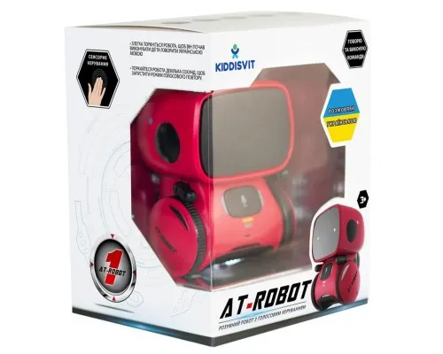 Інтерактивна іграшка AT-Robot робот з голосовим управл.червоний, укр (AT001-01-UKR)