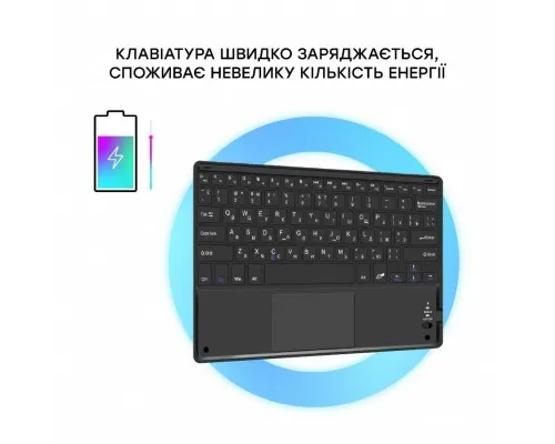 Чехол для планшета AirOn Premium iPad 10.2 2019/2020/2021 7/8/9th Gen Air 3 Kbd+Tch (4822352781058)