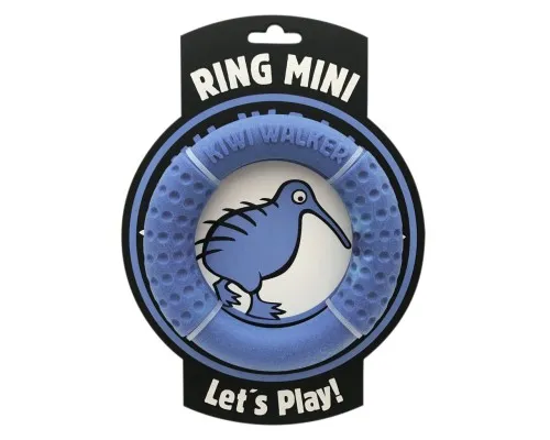 Игрушка для собак Kiwi Walker Кольцо 13.5 см голубое (8596075002701)