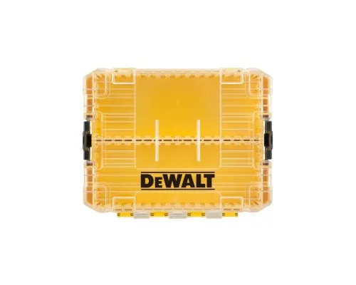 Ящик для інструментів DeWALT для біт системи TSTAK Tough Case М із футляром-2 шт, касетами для біт 6 шт. (DT70803)